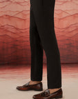 1PC STITCHED-BLACK TROUSER IST-83