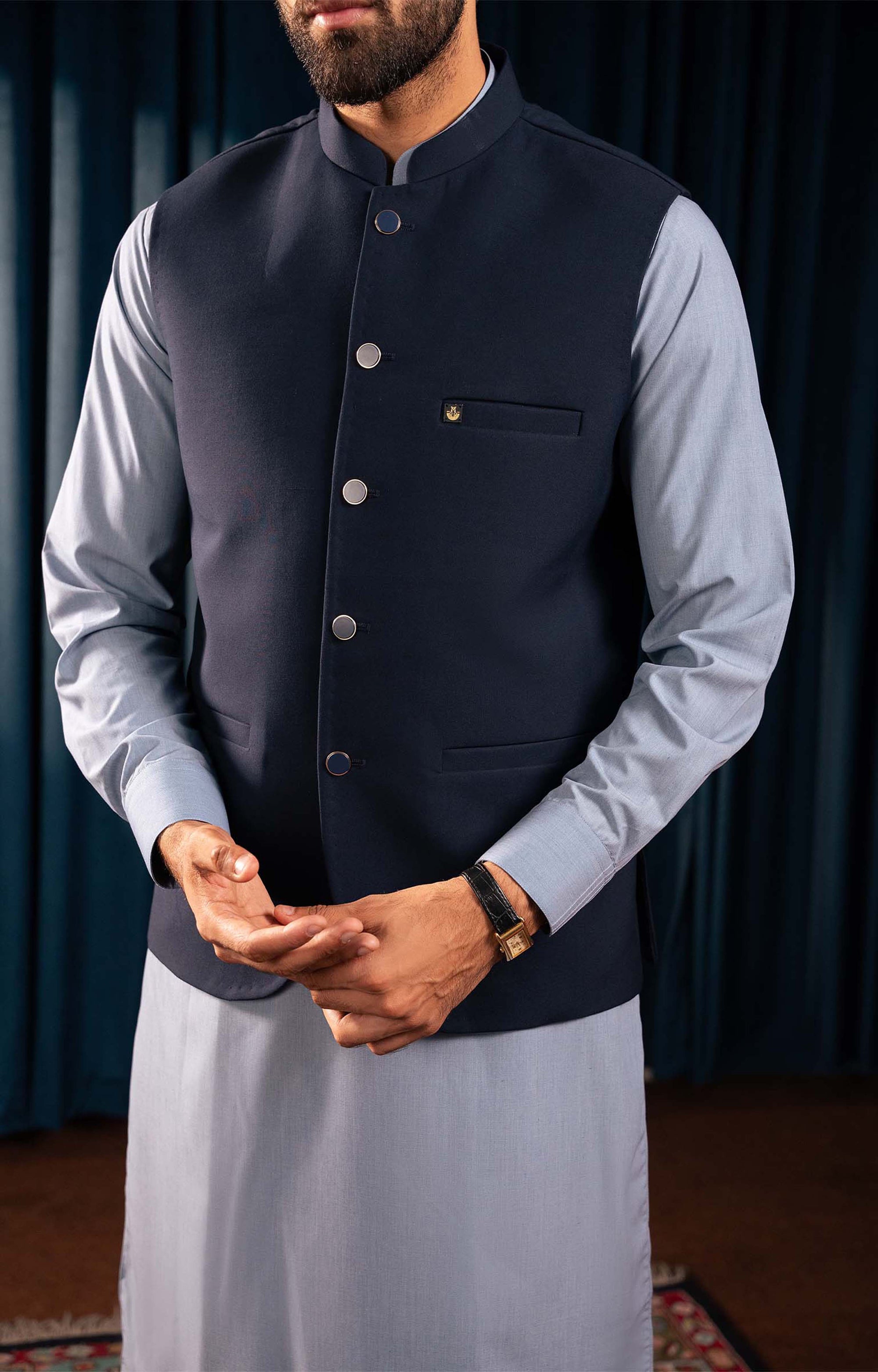 Waistcoat - SRM -NVY -02