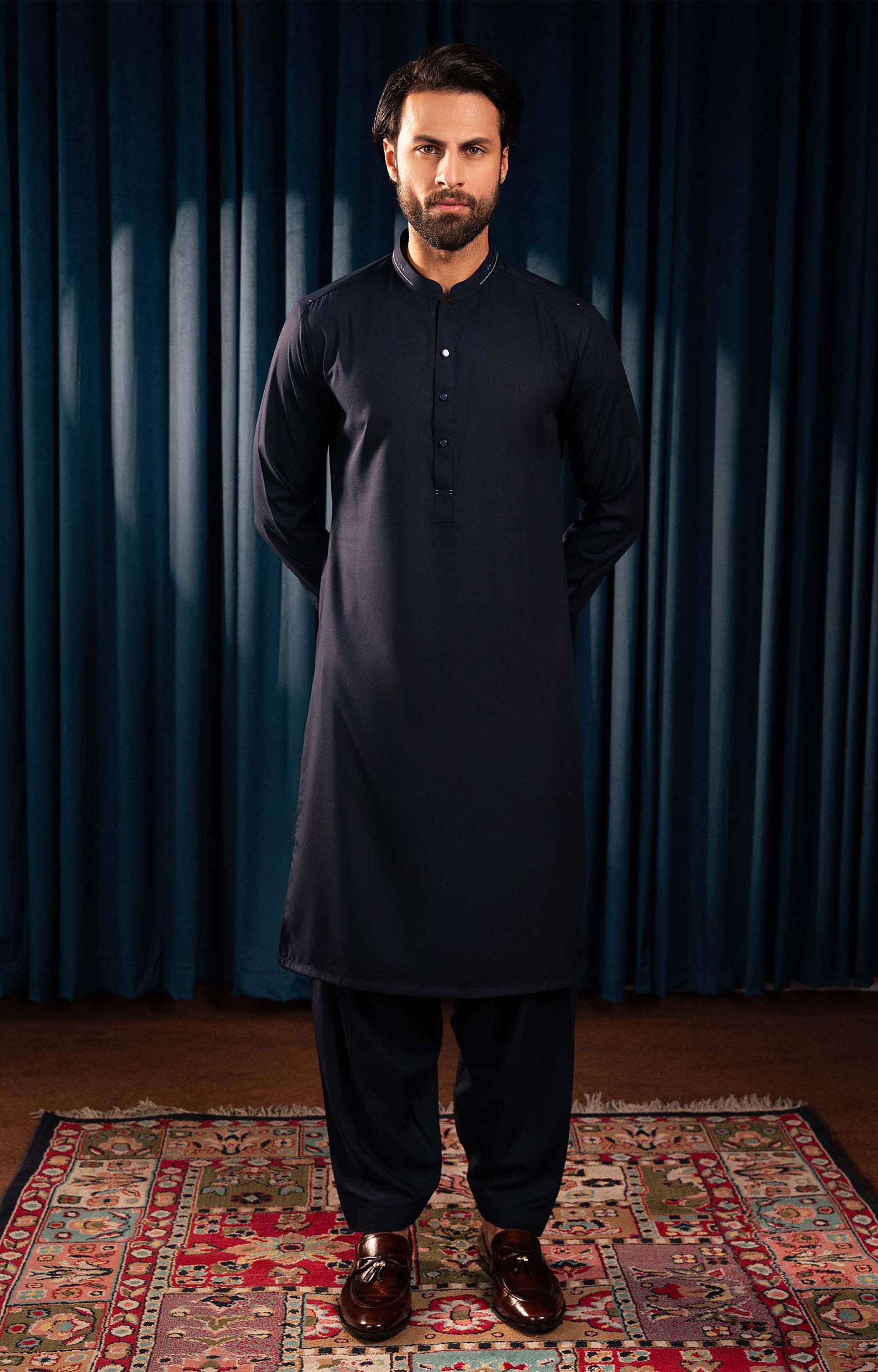 Shalwar Kameez  - RGN -NVY -01