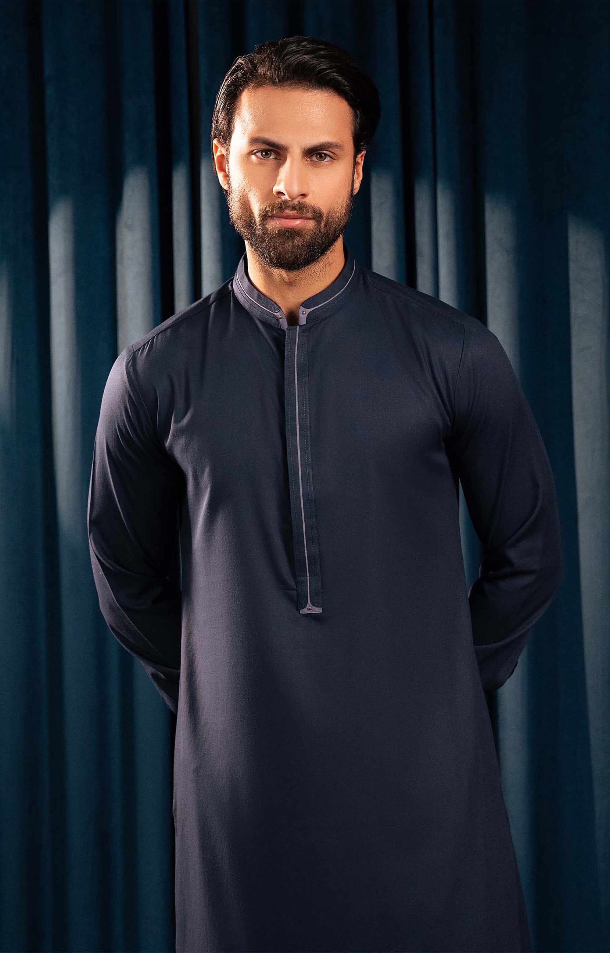 Shalwar Kameez  - KRN -NVY -01