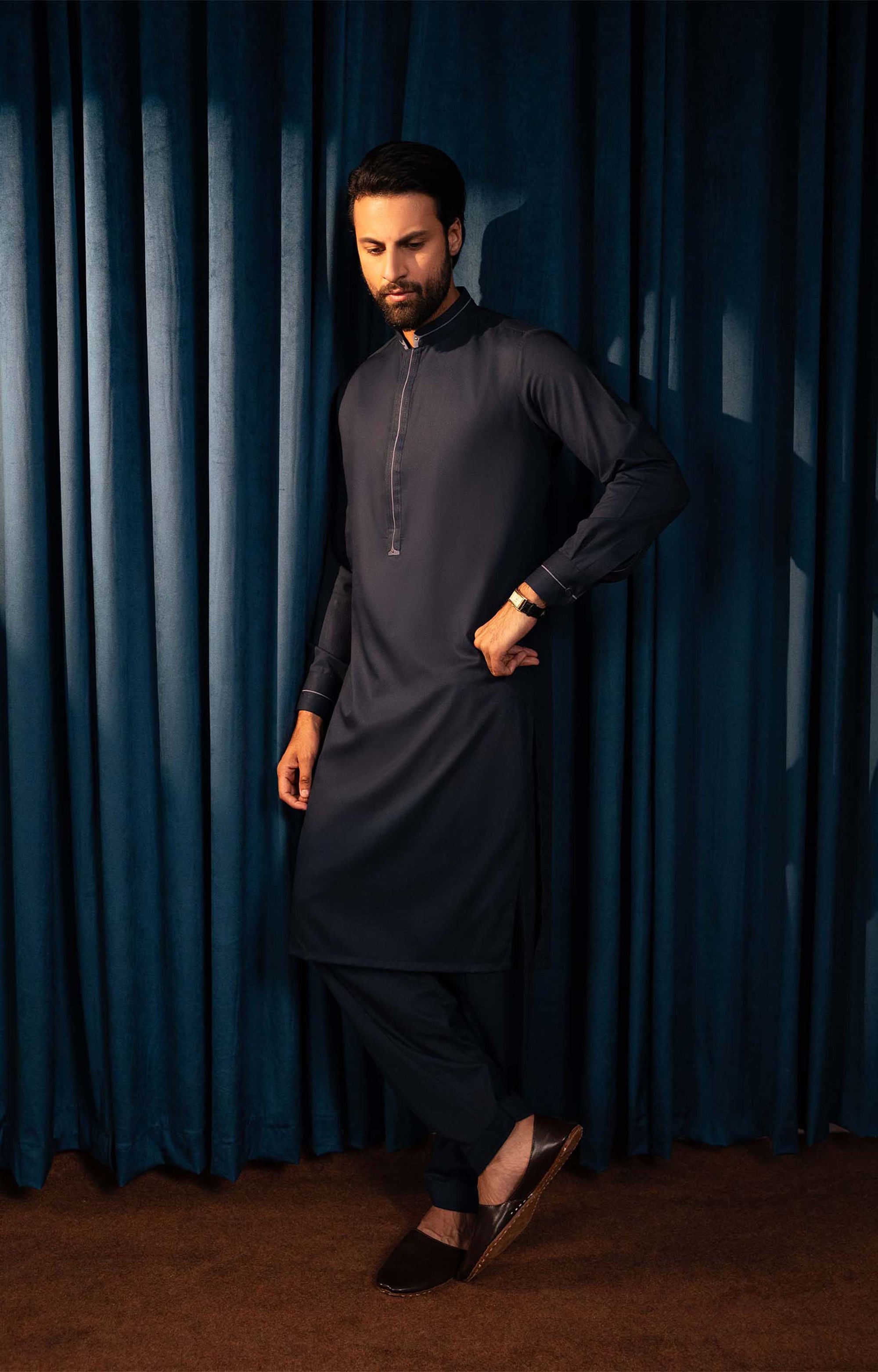 Shalwar Kameez  - KRN -NVY -01