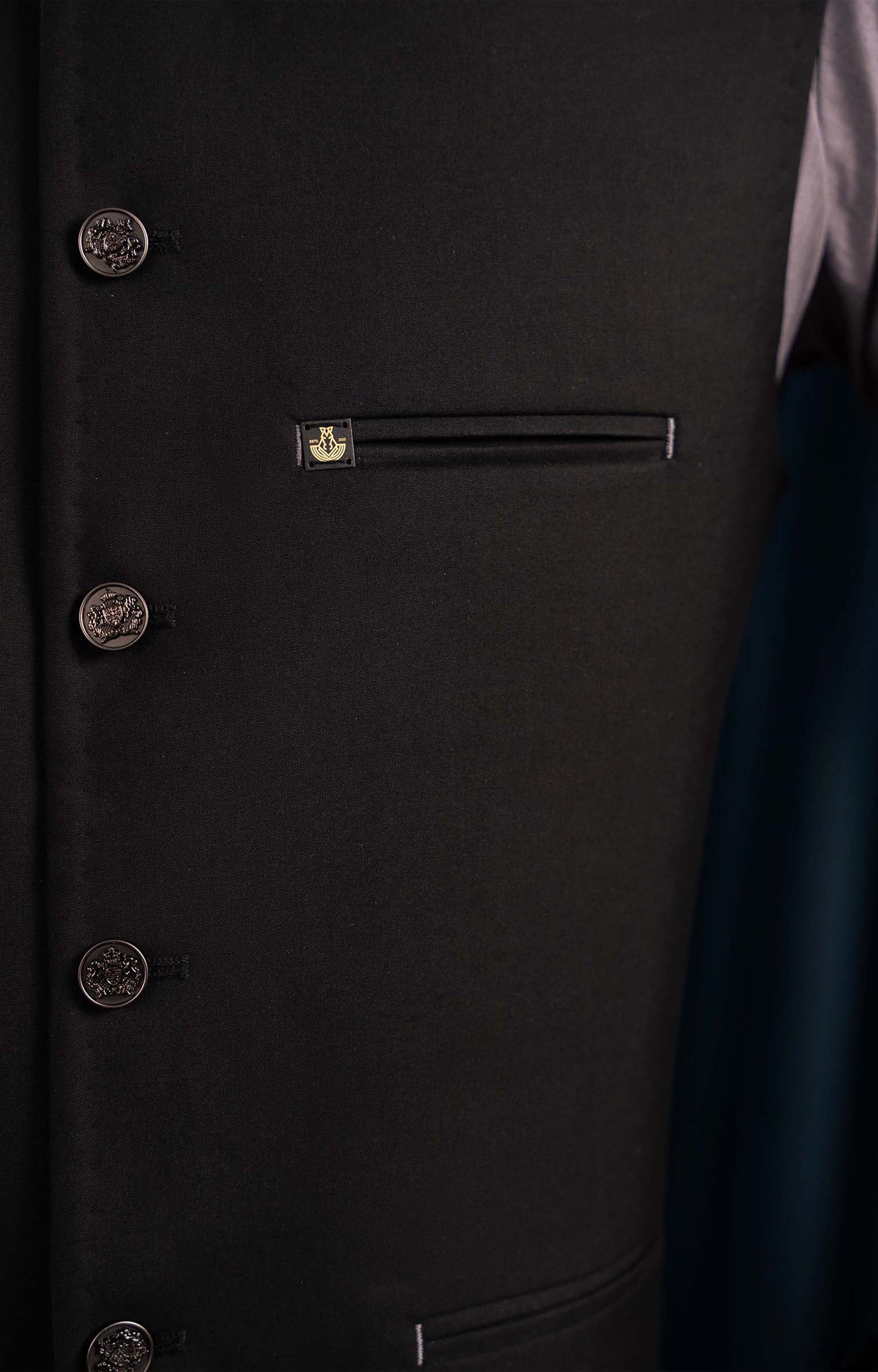 Waistcoat - SRM -BLK -01