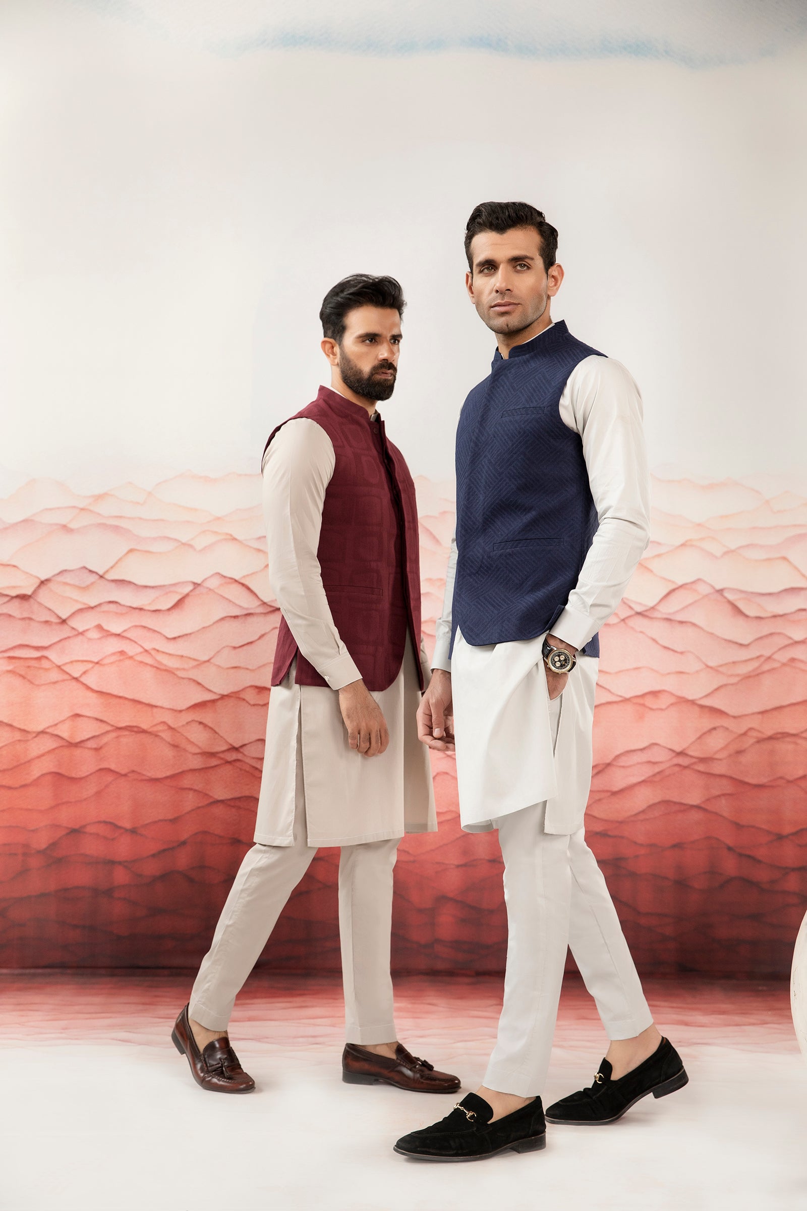 WAISTCOAT-JACQUARD-NAVY-IST-109