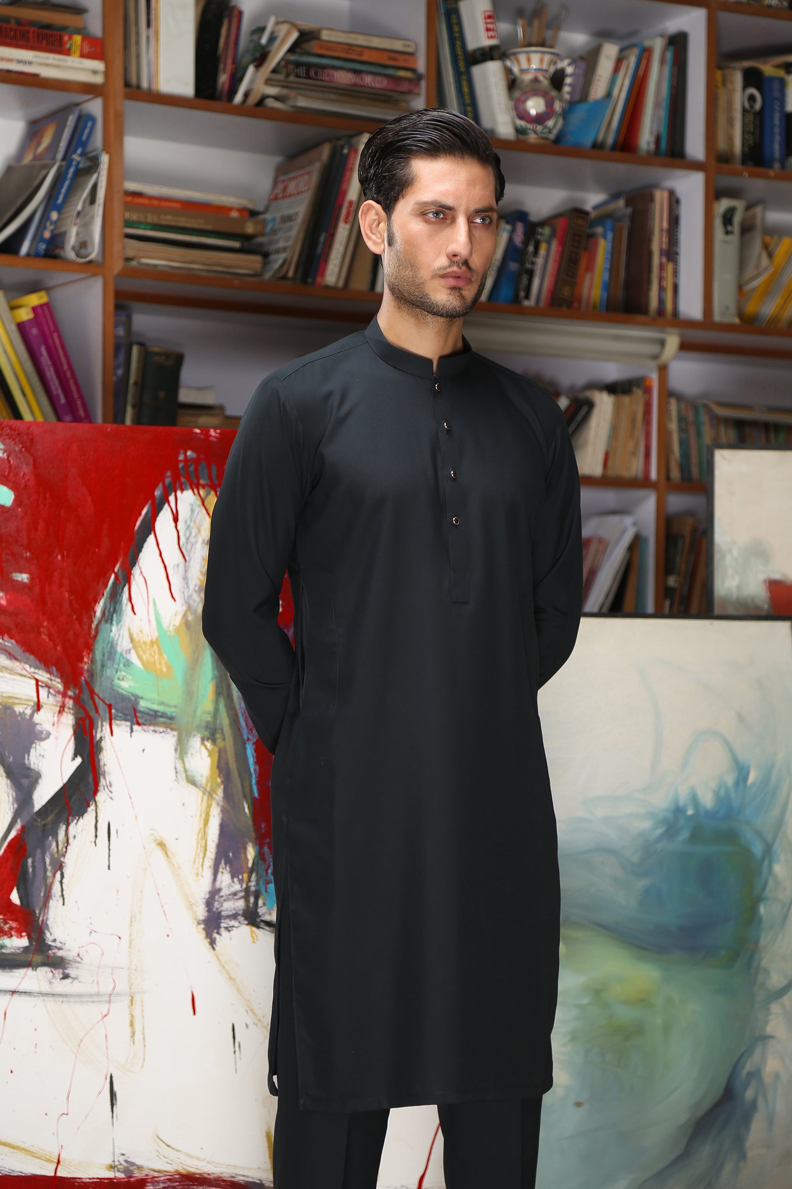 2PC STITCHED-SUPREME DARK GREY IST-141