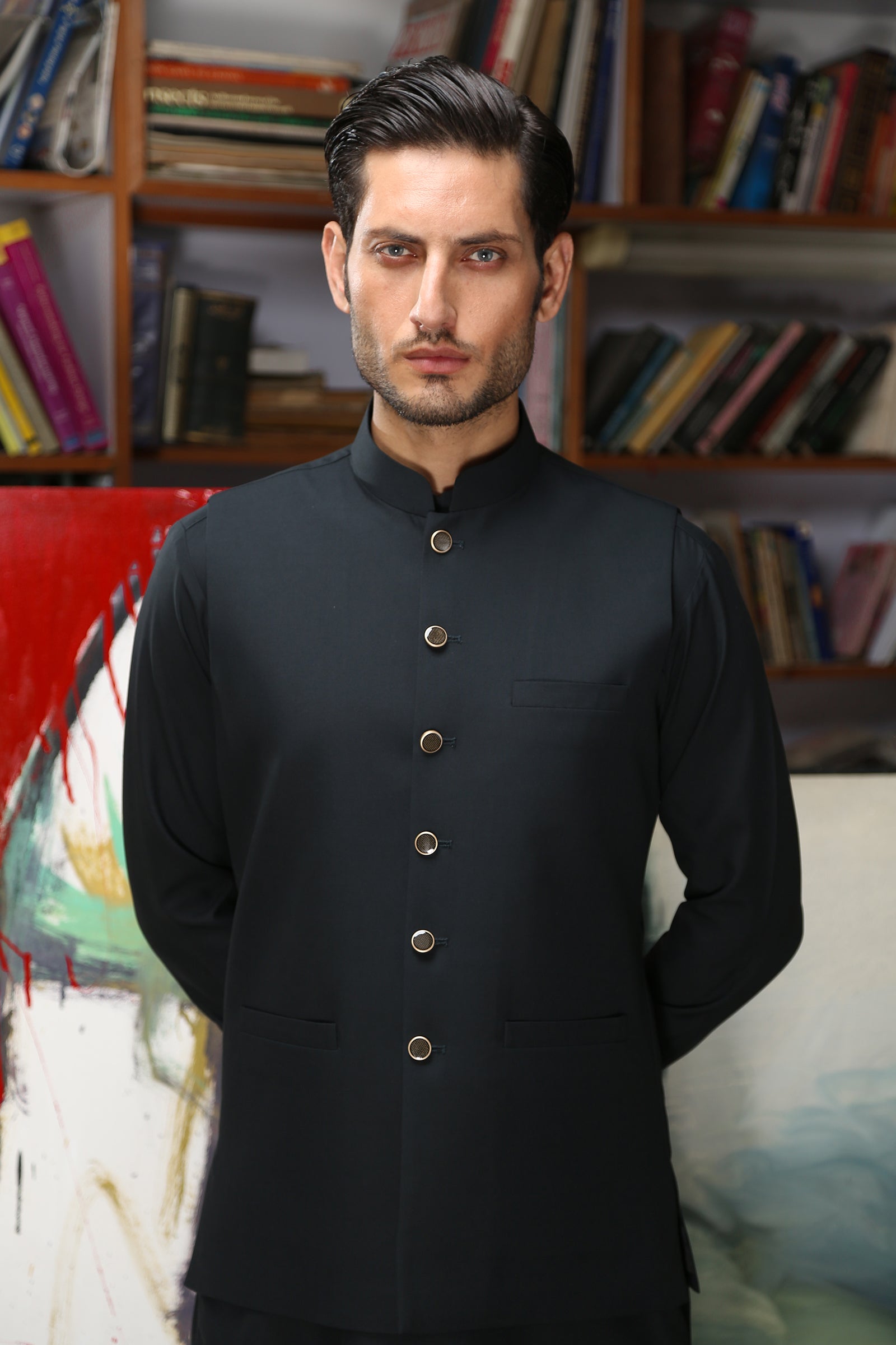 2PC STITCHED-SUPREME DARK GREY IST-141