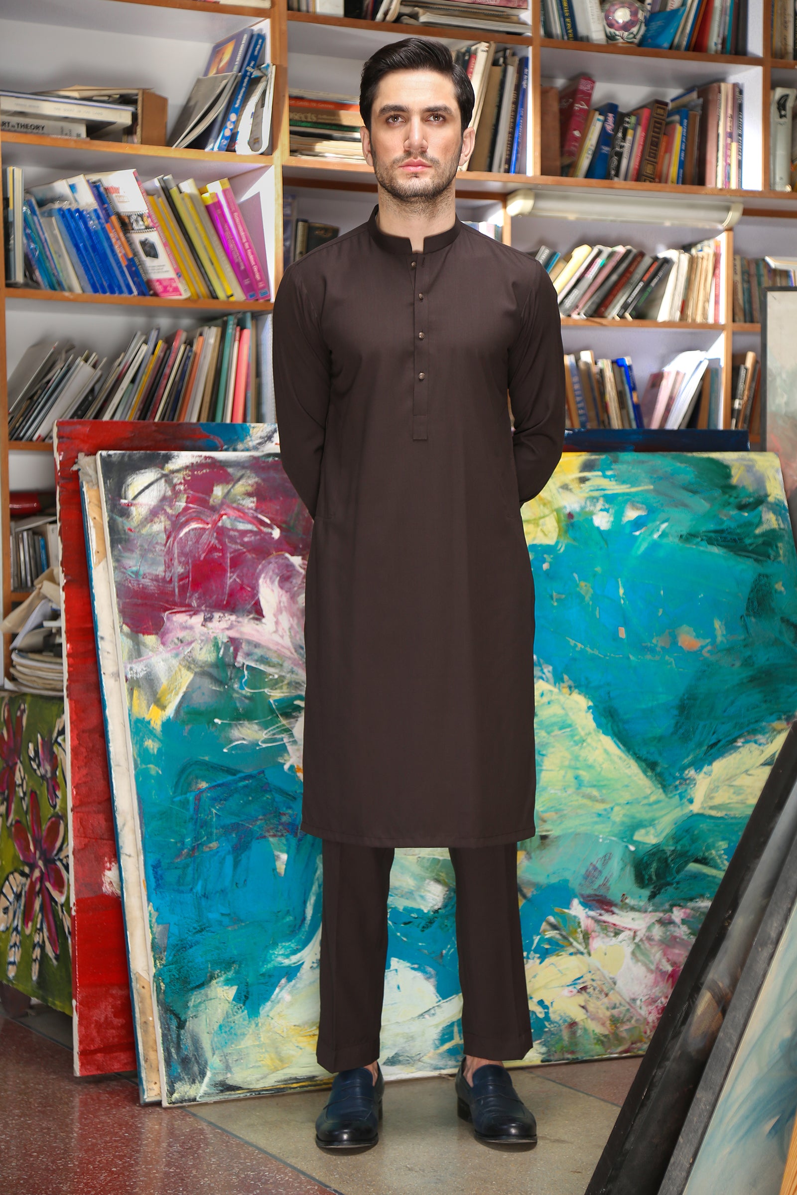 2PC STITCHED-MARVELOUS CHOCOLATE IST-142