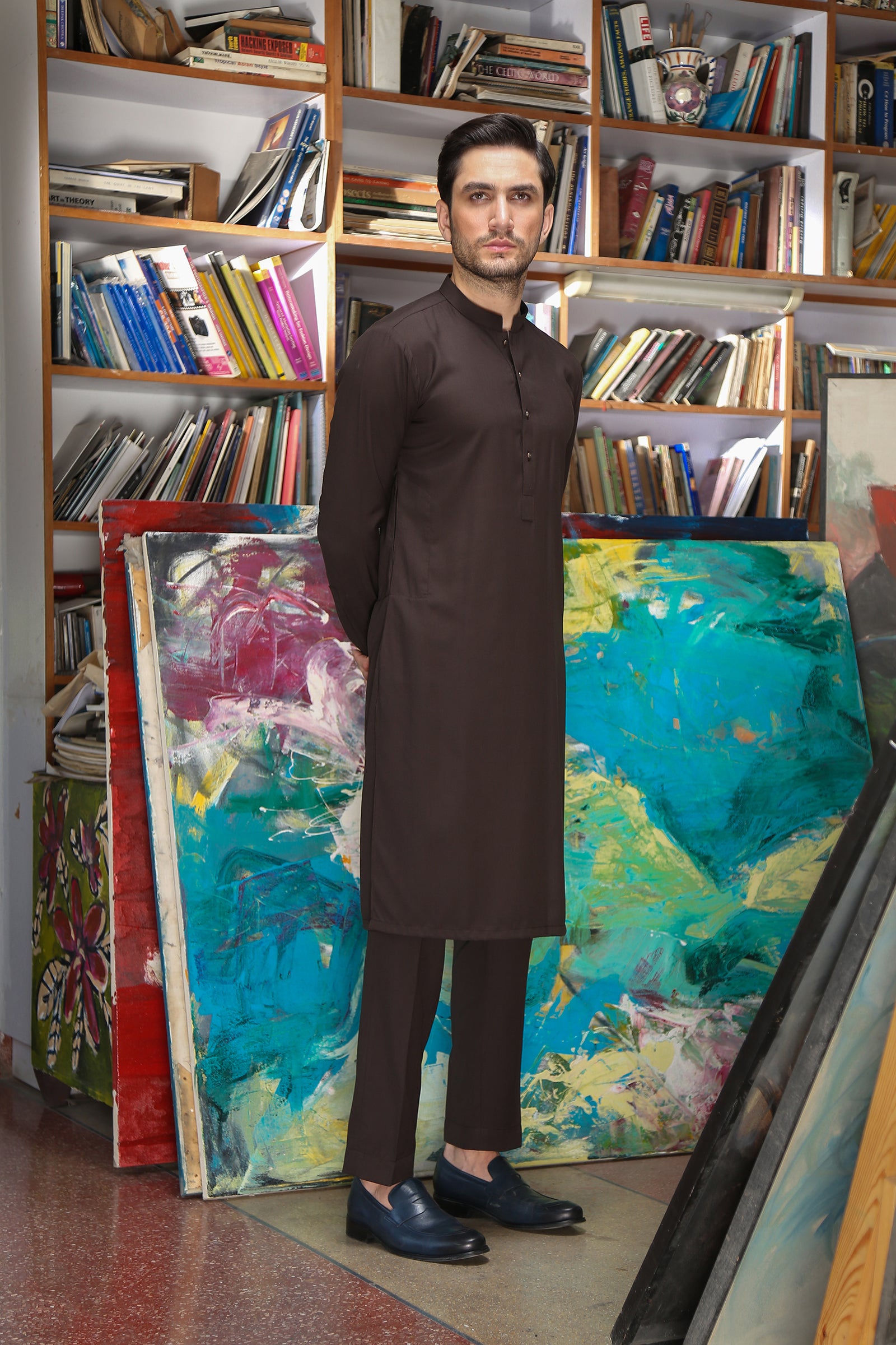 2PC STITCHED-MARVELOUS CHOCOLATE IST-142