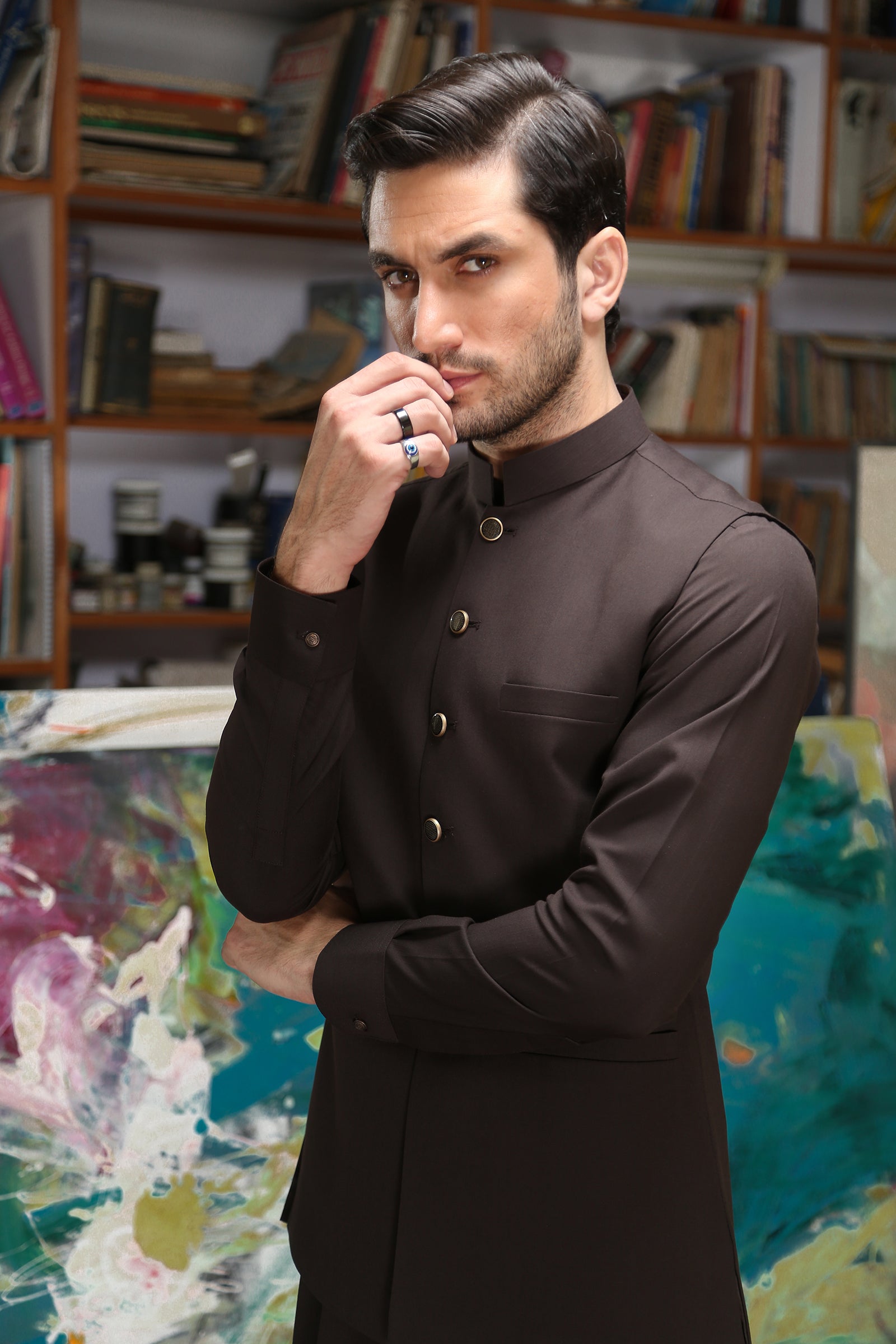 WAISTCOAT-MARVELOUS CHOCOLATE IST-149