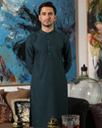 2PC STITCHED-PARAMOUNT BOTTLE GREEN IST-143