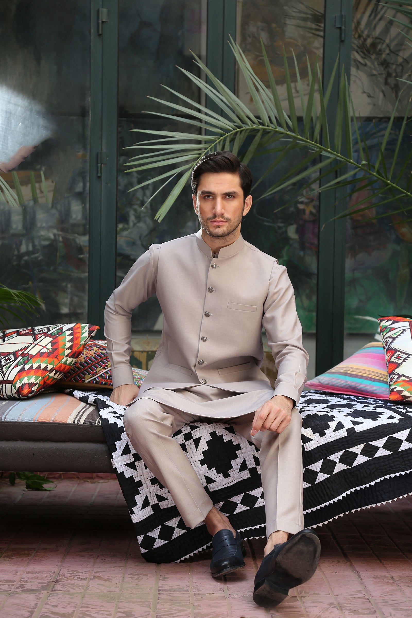 2PC STITCHED-PARAMOUNT SAND IST-143