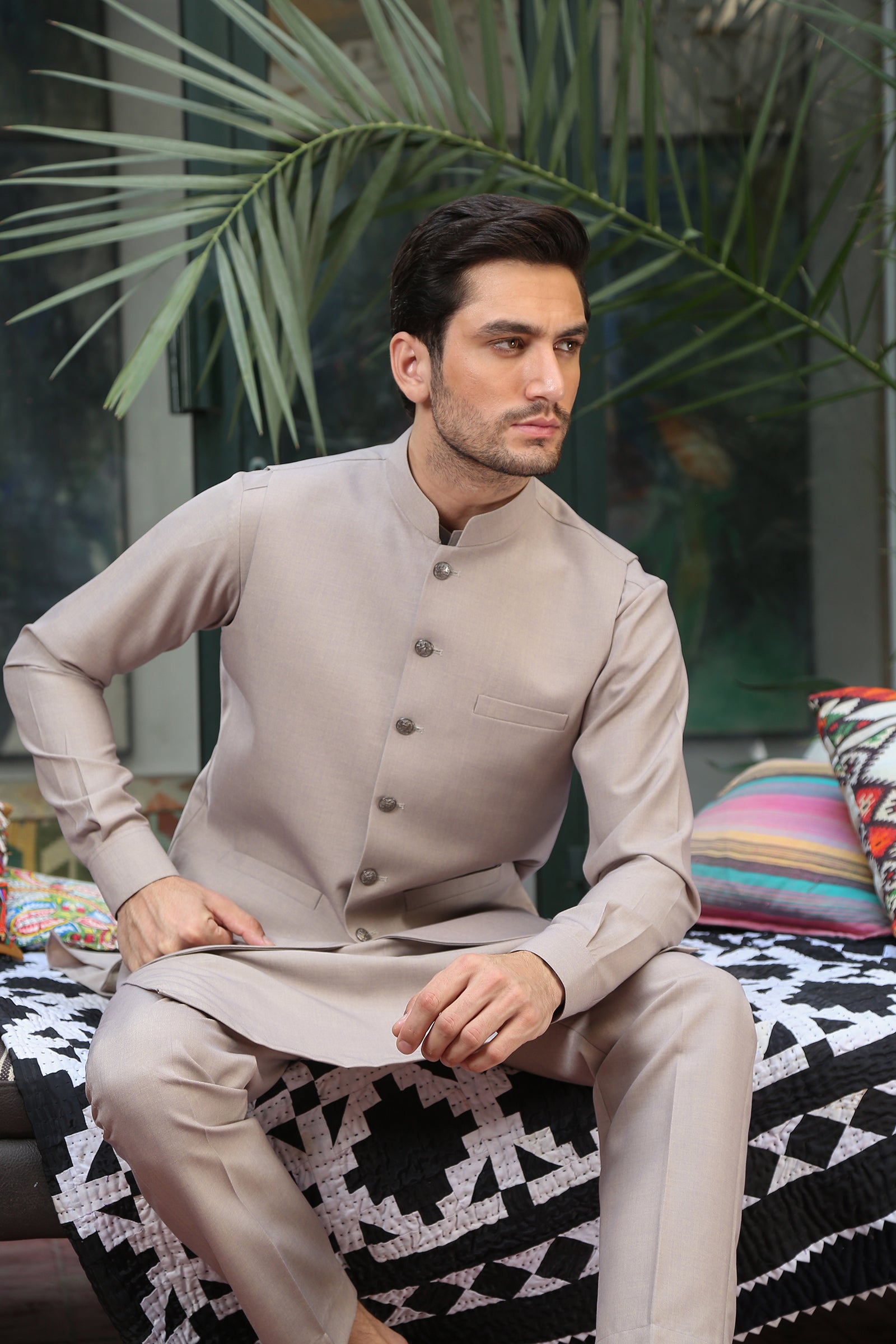 2PC STITCHED-PARAMOUNT SAND IST-143