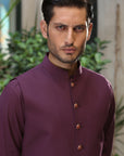 2PC STITCHED-EMPIRE PLUM IST-144