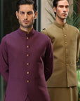 2PC STITCHED-EMPIRE PLUM IST-144