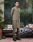 2PC STITCHED-MARKHOR DUSTY OLIVE IST-48