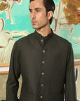 2PC STITCHED-MARKHOR FOREST GREEN IST-48
