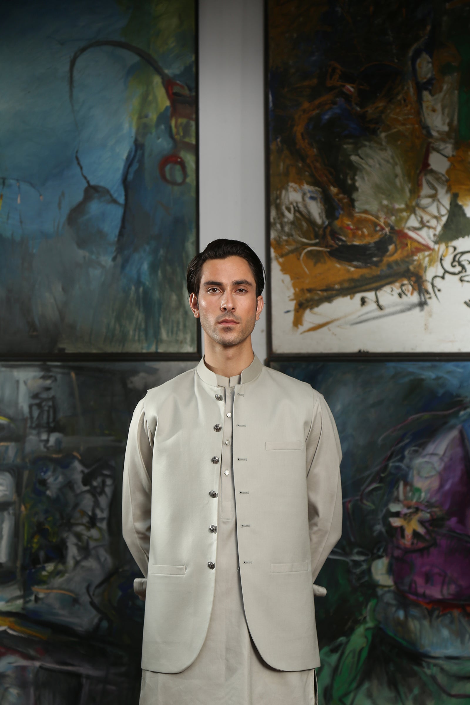 WAISTCOAT-CARDOBA CEMENT IST-145