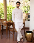 1PC STITCHED-WHITE KURTA IST-20