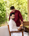 1PC STITCHED-WHITE KURTA IST-20