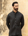 2PC STITCHED-MARKHOR CHARCOAL IST-52