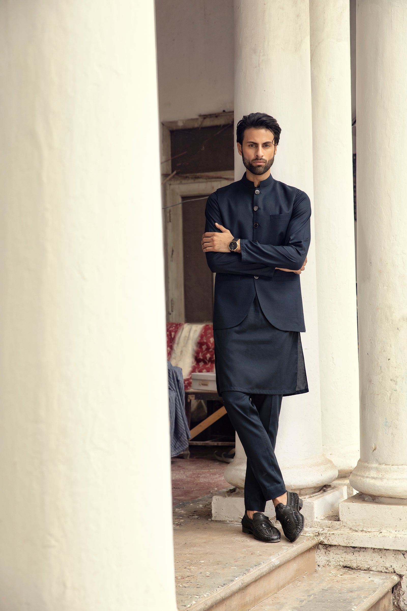 WAISTCOAT-CARDOBA NAVY IST-72