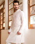 1PC STITCHED-WHITE KURTA IST-17