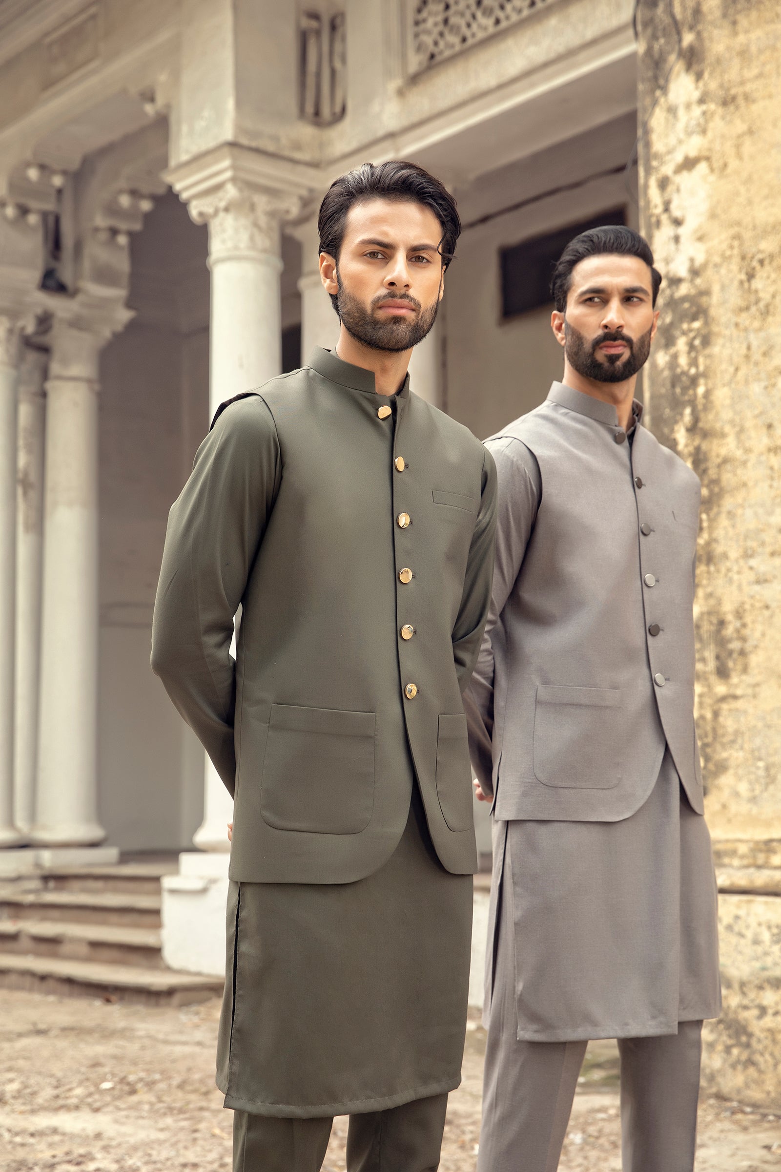 2PC STITCHED-CARDOBA DARK OLIVE IST-55