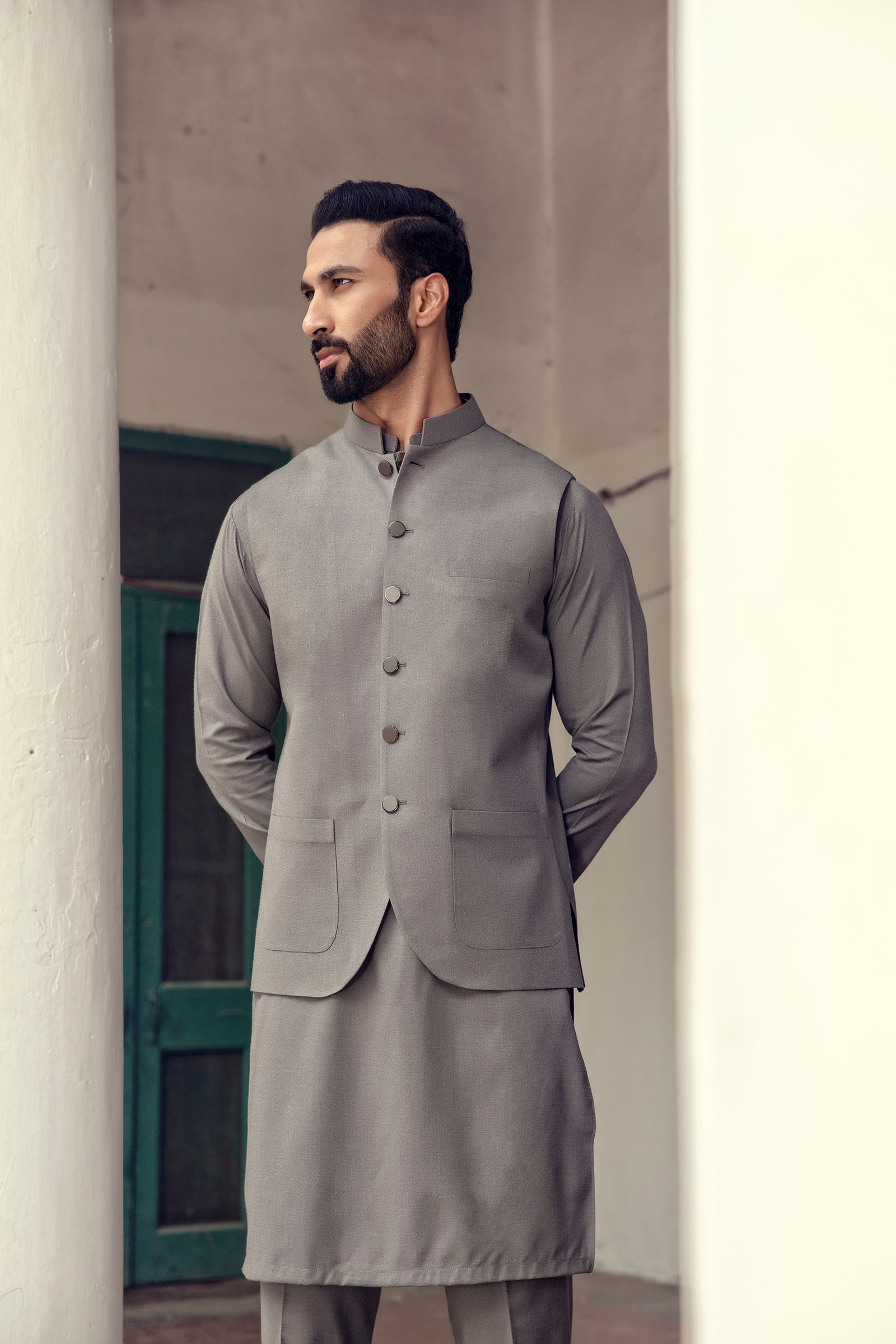 WAISTCOAT-MARKHOR LILAC ASH IST-74