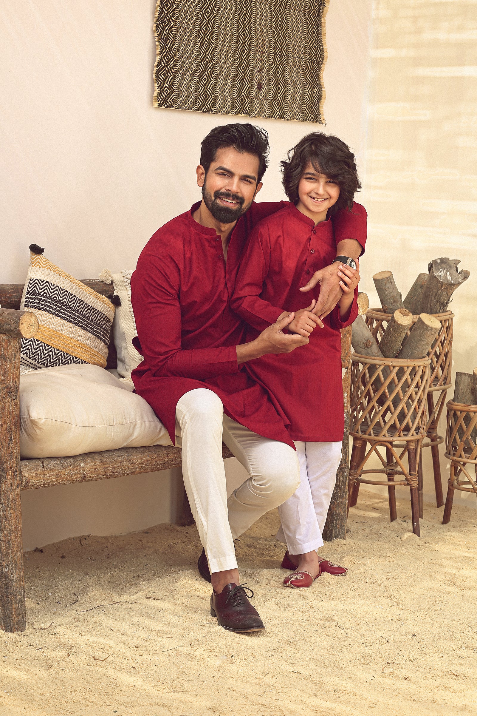 1PC STITCHED MAHROON KURTA IST-78