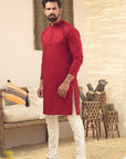 1PC STITCHED MAHROON KURTA IST-78