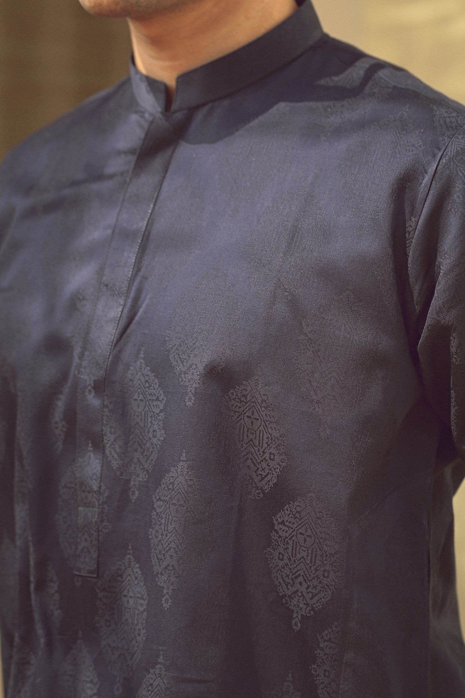 1PC STITCHED NAVY KURTA IST-77