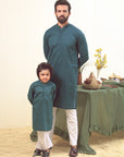 1PC STITCHED GREEN KURTA IST-84