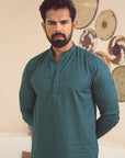 1PC STITCHED GREEN KURTA IST-79