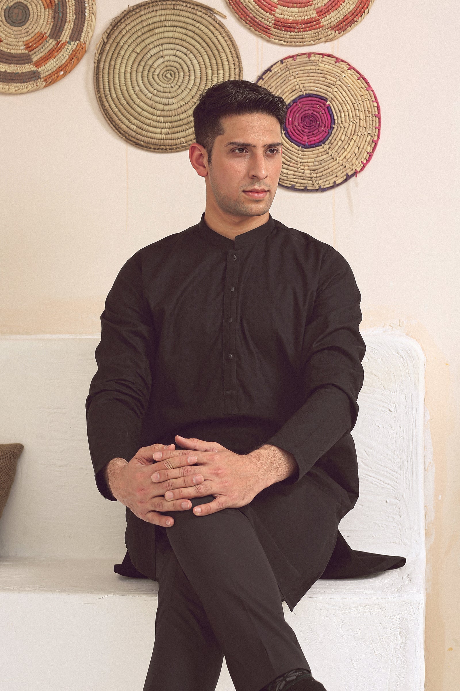 1PC STITCHED BLACK KURTA IST-80