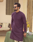 1PC STITCHED PLUM KURTA IST-88