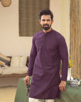 1PC STITCHED PLUM KURTA IST-88