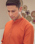 1PC STITCHED ORANGE KURTA IST-87