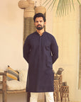 1PC STITCHED NAVY KURTA IST-82