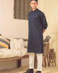 1PC STITCHED NAVY KURTA IST-68