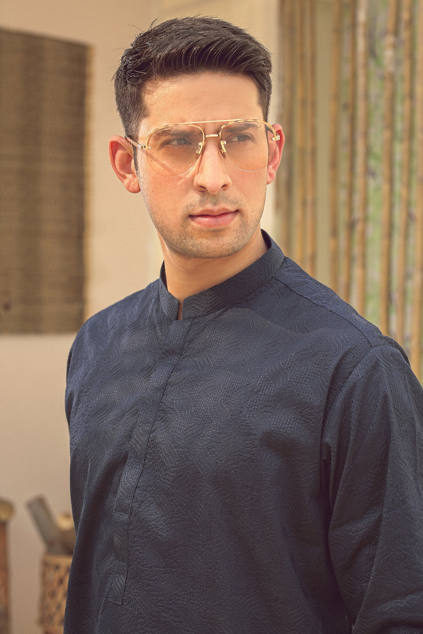 1PC STITCHED NAVY KURTA IST-68