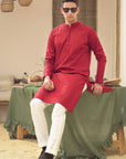 1PC STITCHED MAHROON KURTA IST-67