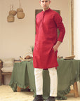 1PC STITCHED MAHROON KURTA IST-67