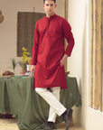 1PC STITCHED MAHROON KURTA IST-67