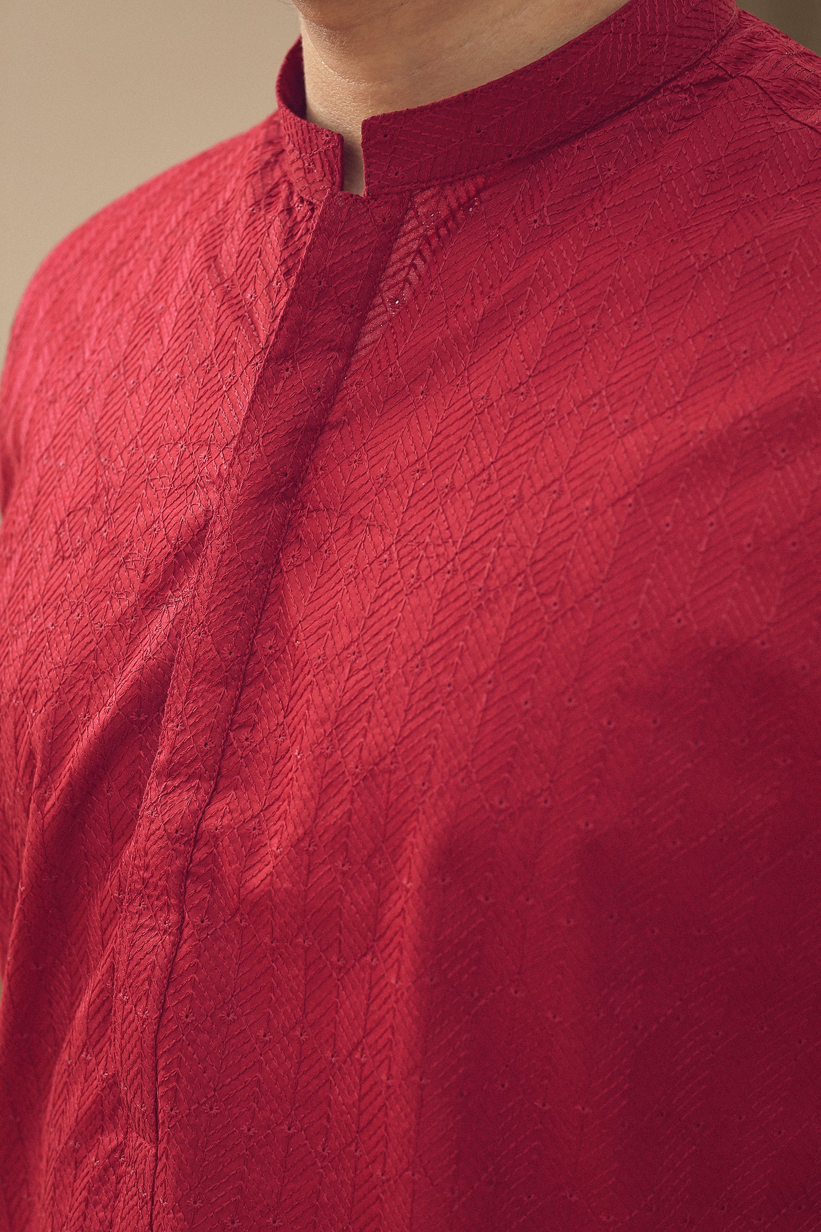 1PC STITCHED MAHROON KURTA IST-67