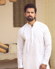 1PC STITCHED WHITE KURTA IST-70