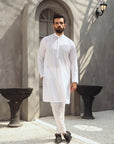 1PC STITCHED WHITE KURTA IST-90