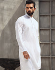 1PC STITCHED WHITE KURTA IST-90