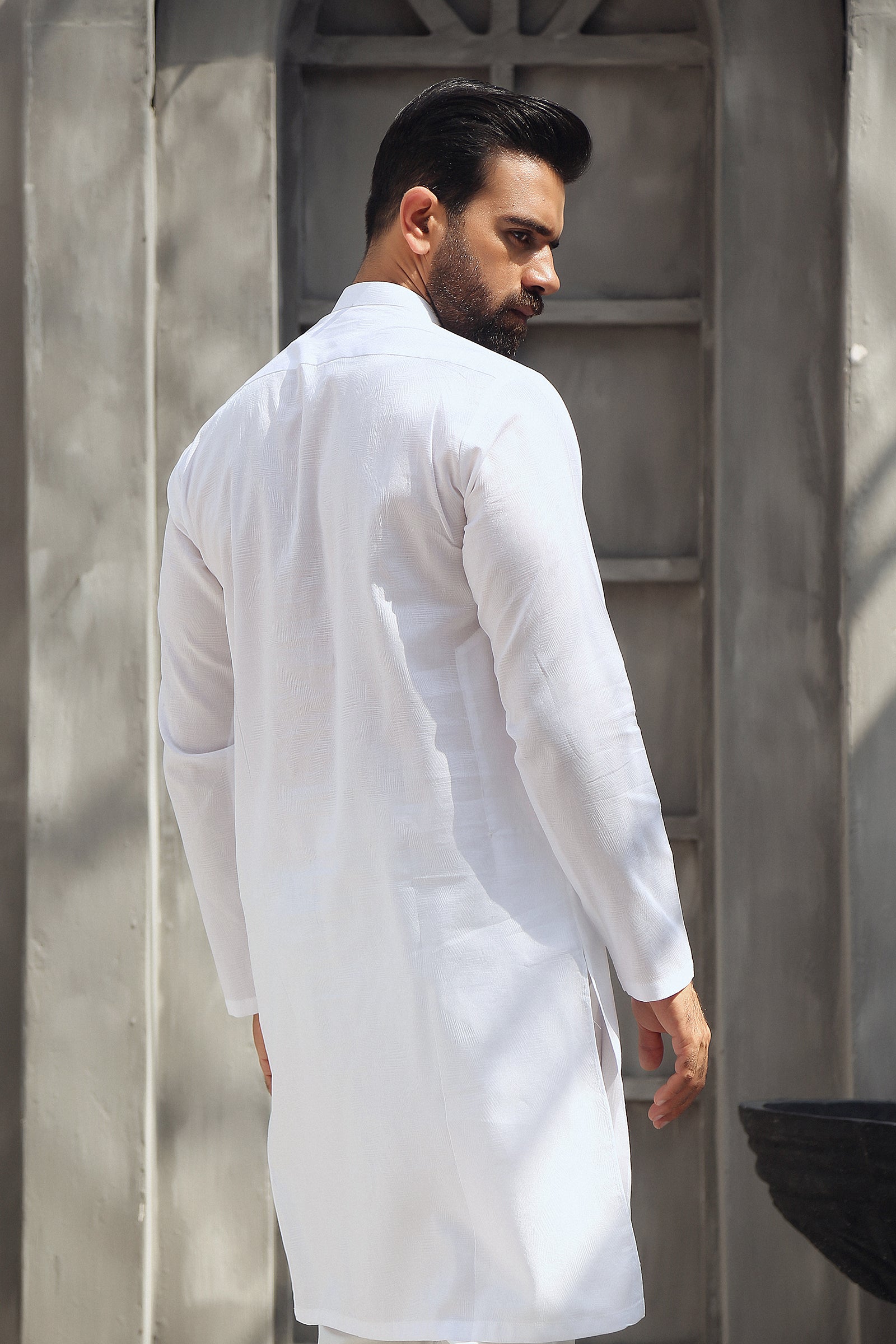 1PC STITCHED WHITE KURTA IST-90