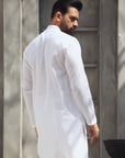 1PC STITCHED WHITE KURTA IST-90