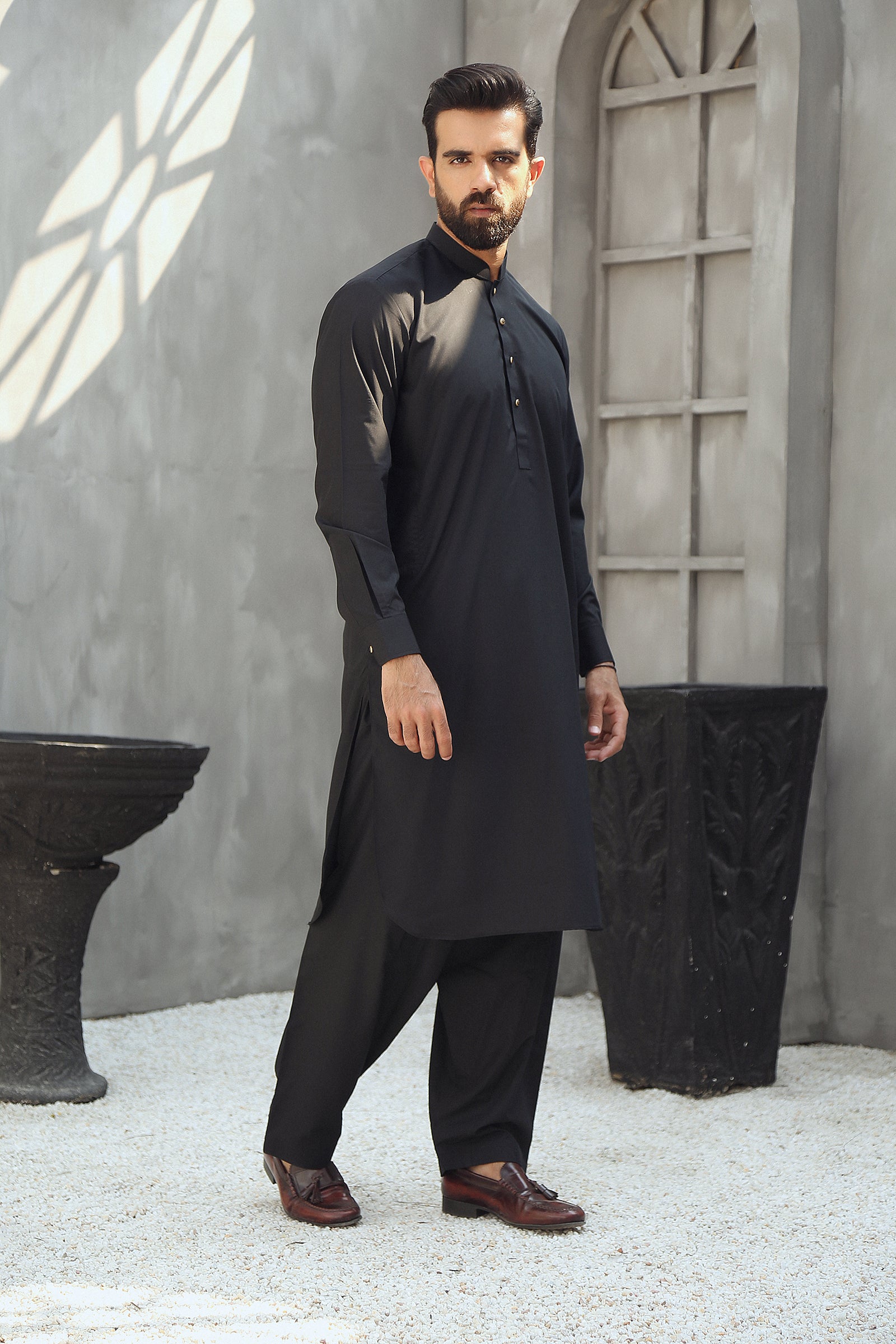 2PC  STITCHED-GLORY BLACK IST-111