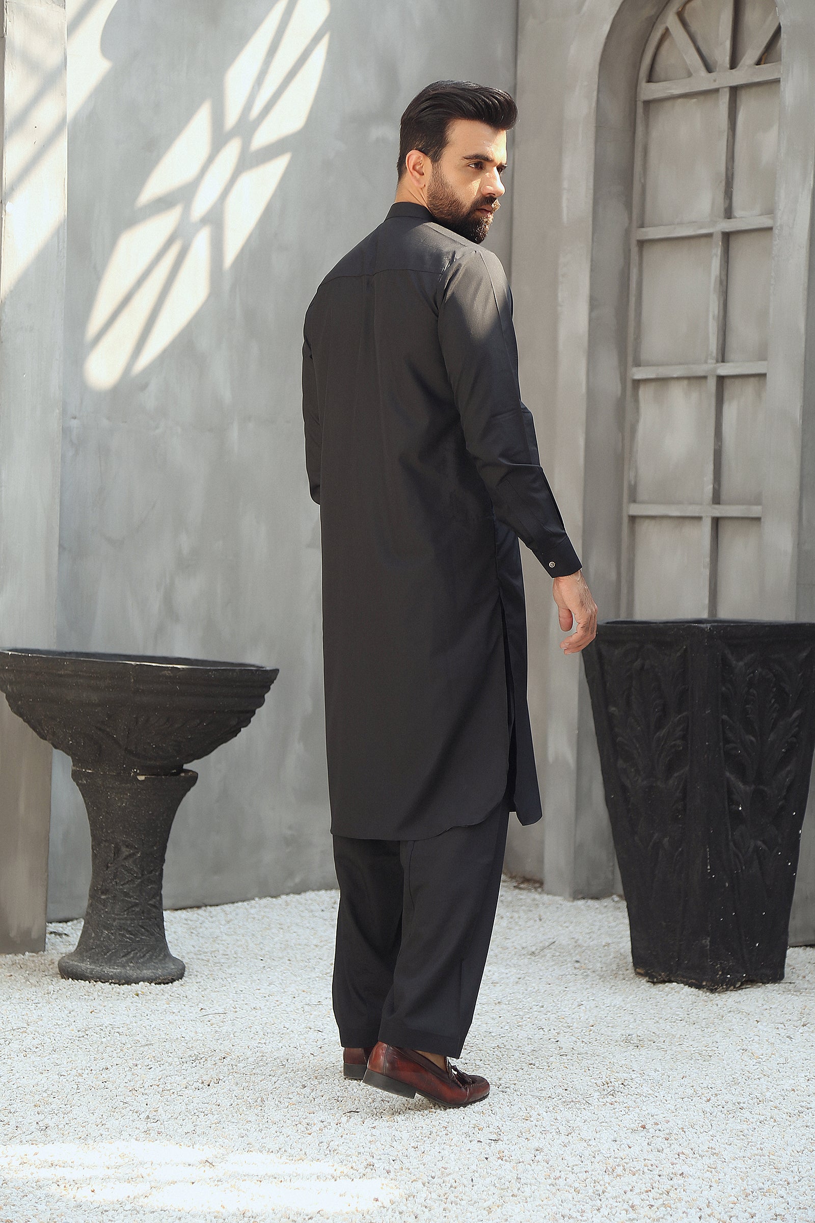 2PC  STITCHED-GLORY BLACK IST-111